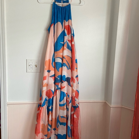 SALE Maeve Anthropologie Watercolor Maxi Dress - Picture 2 of 5